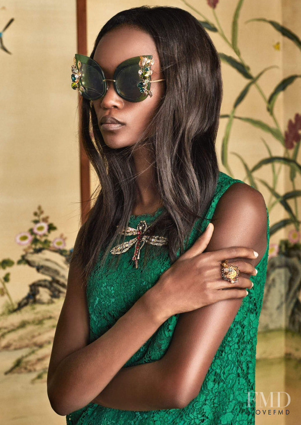 Riley Montana featured in  the Dolce & Gabbana lookbook for Autumn/Winter 2016