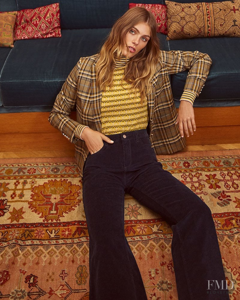Madison Headrick featured in  the Shopbop lookbook for Fall 2018