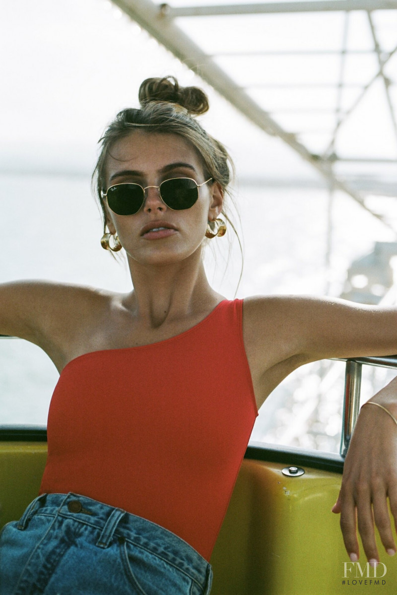 Madison Headrick featured in  the Talia Collins lookbook for Spring/Summer 2019