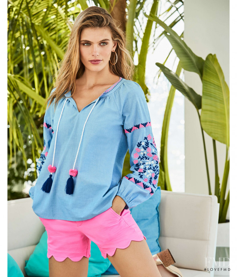 Madison Headrick featured in  the Lilly Pulitzer lookbook for Spring/Summer 2020