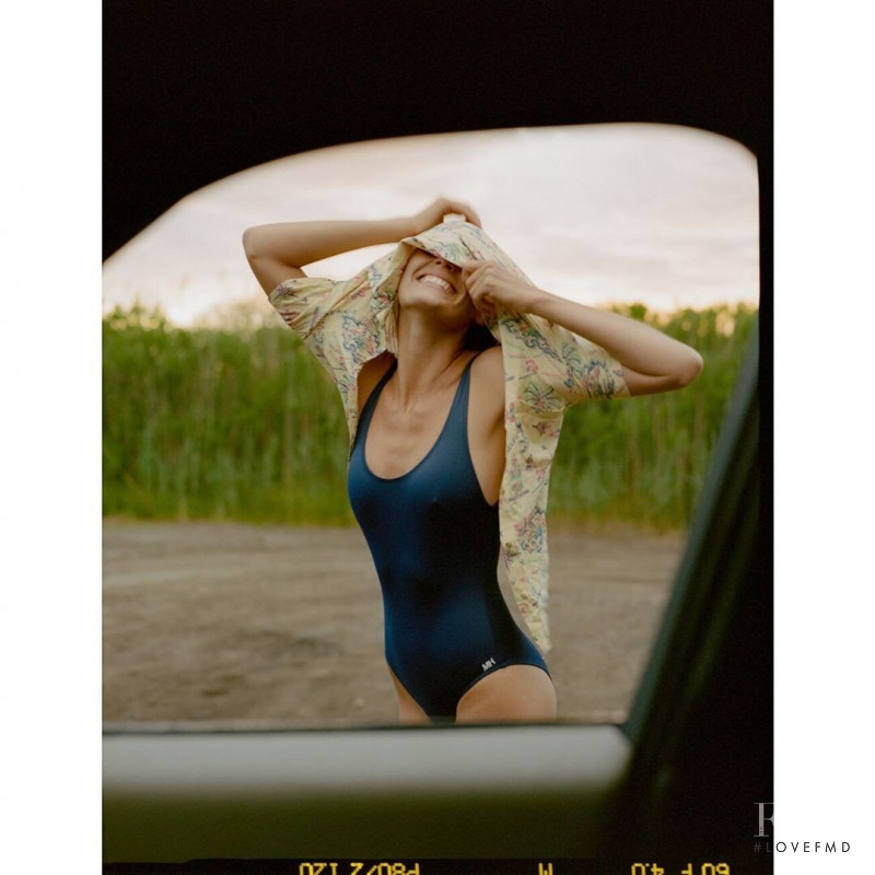 Madison Headrick featured in  the Solid & Stripped lookbook for Autumn/Winter 2020