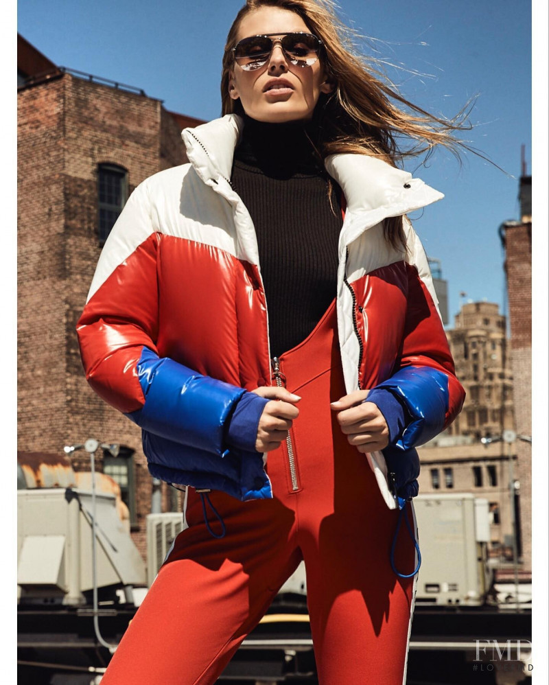 Madison Headrick featured in  the SAM NY advertisement for Winter 2019