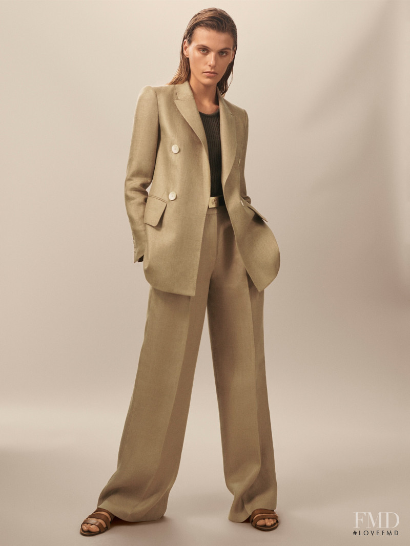 Madison Headrick featured in  the Massimo Dutti lookbook for Summer 2019