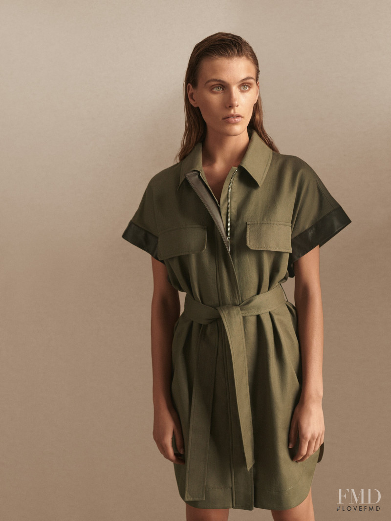 Madison Headrick featured in  the Massimo Dutti lookbook for Summer 2019