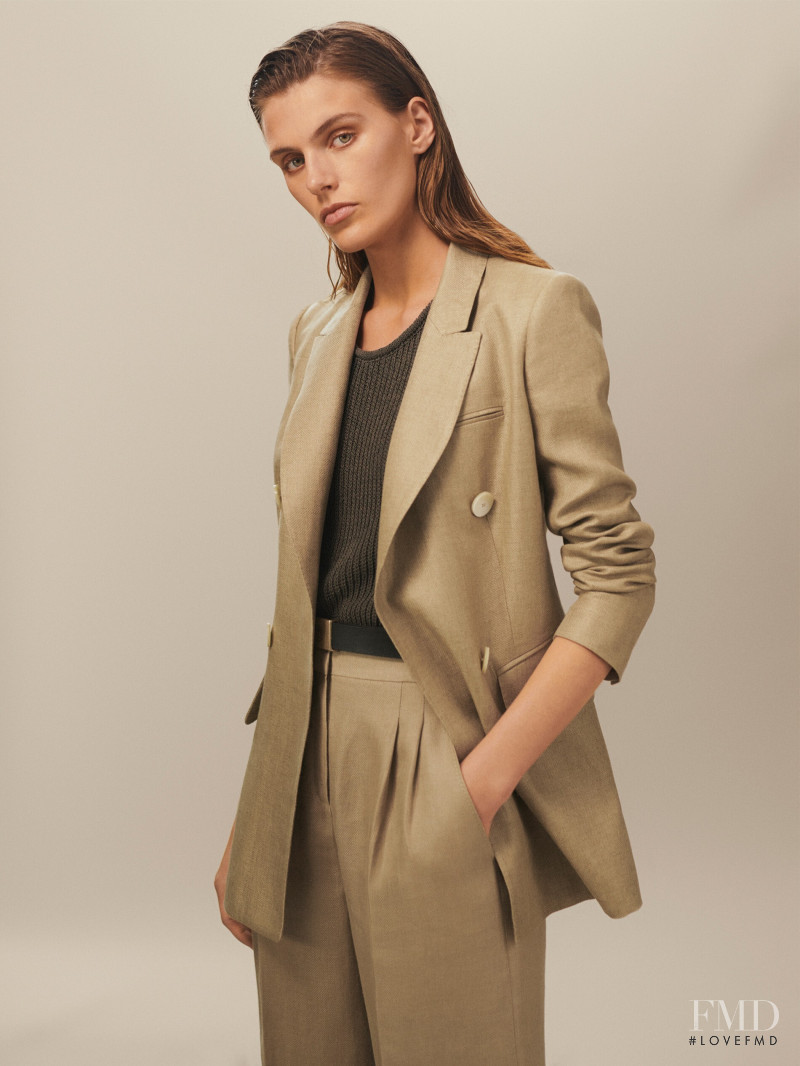 Madison Headrick featured in  the Massimo Dutti lookbook for Summer 2019