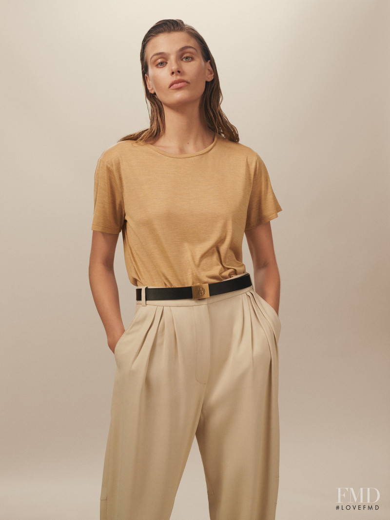 Madison Headrick featured in  the Massimo Dutti lookbook for Summer 2019