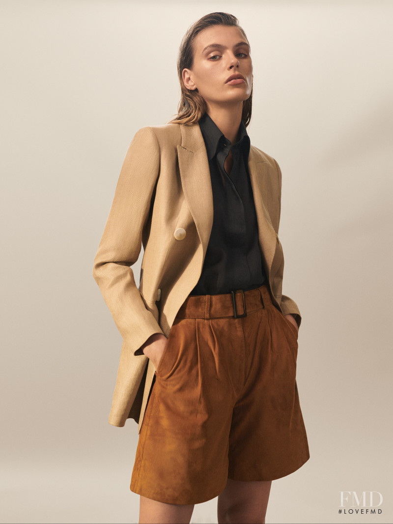 Madison Headrick featured in  the Massimo Dutti lookbook for Summer 2019