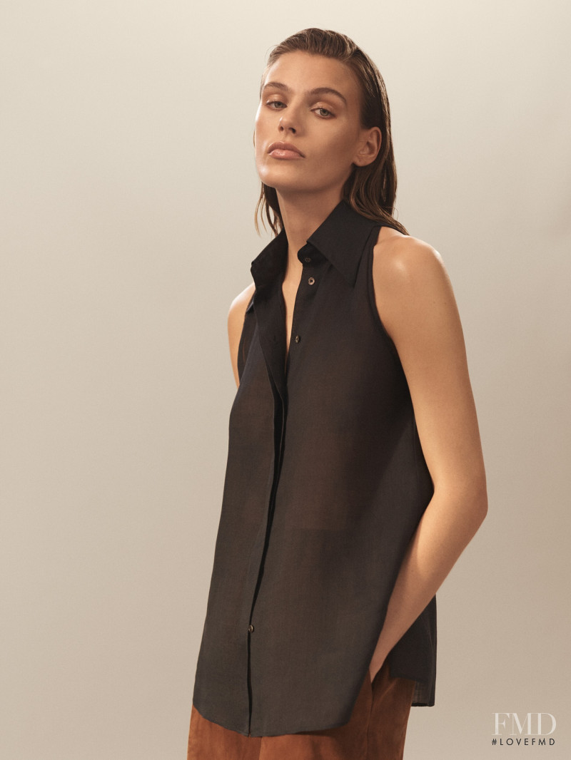 Madison Headrick featured in  the Massimo Dutti lookbook for Summer 2019