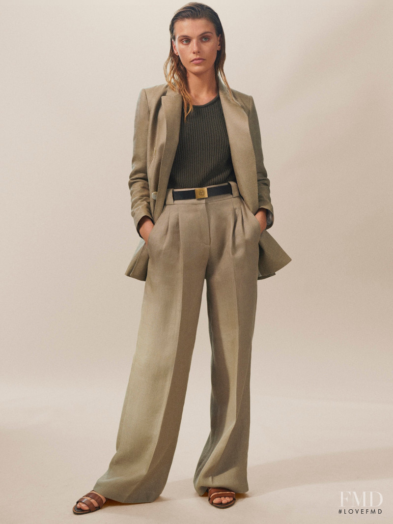 Madison Headrick featured in  the Massimo Dutti lookbook for Summer 2019