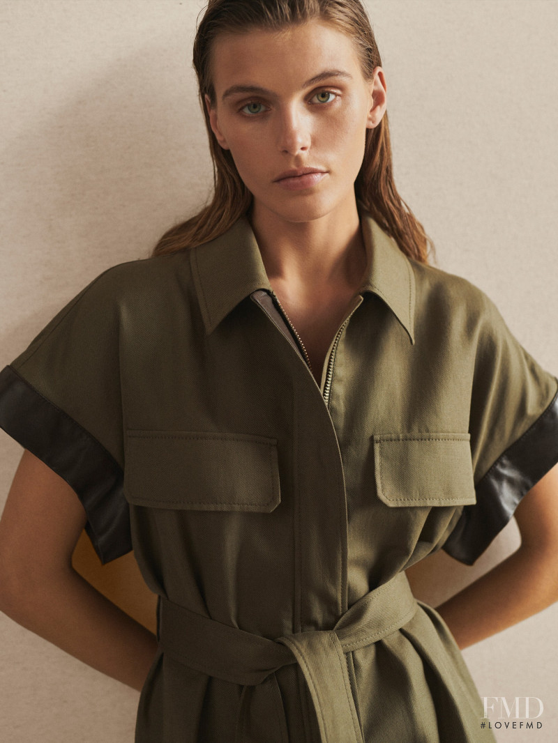 Madison Headrick featured in  the Massimo Dutti lookbook for Summer 2019