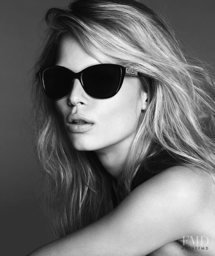 Anna Ewers featured in  the Versace advertisement for Spring/Summer 2014