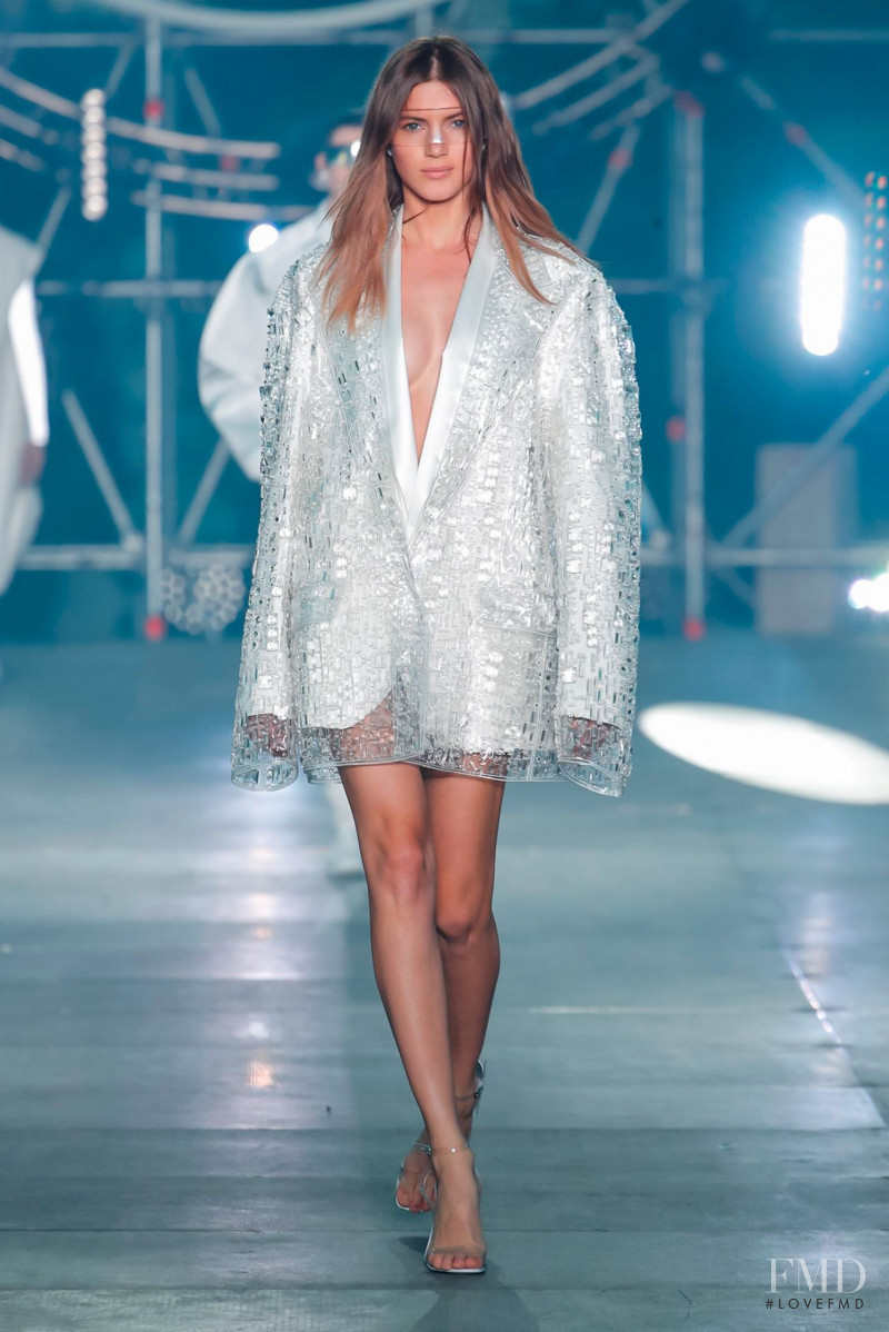 Valery Kaufman featured in  the Balmain fashion show for Spring/Summer 2020