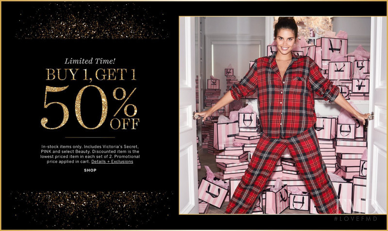 Sara Sampaio featured in  the Victoria\'s Secret advertisement for Holiday 2020