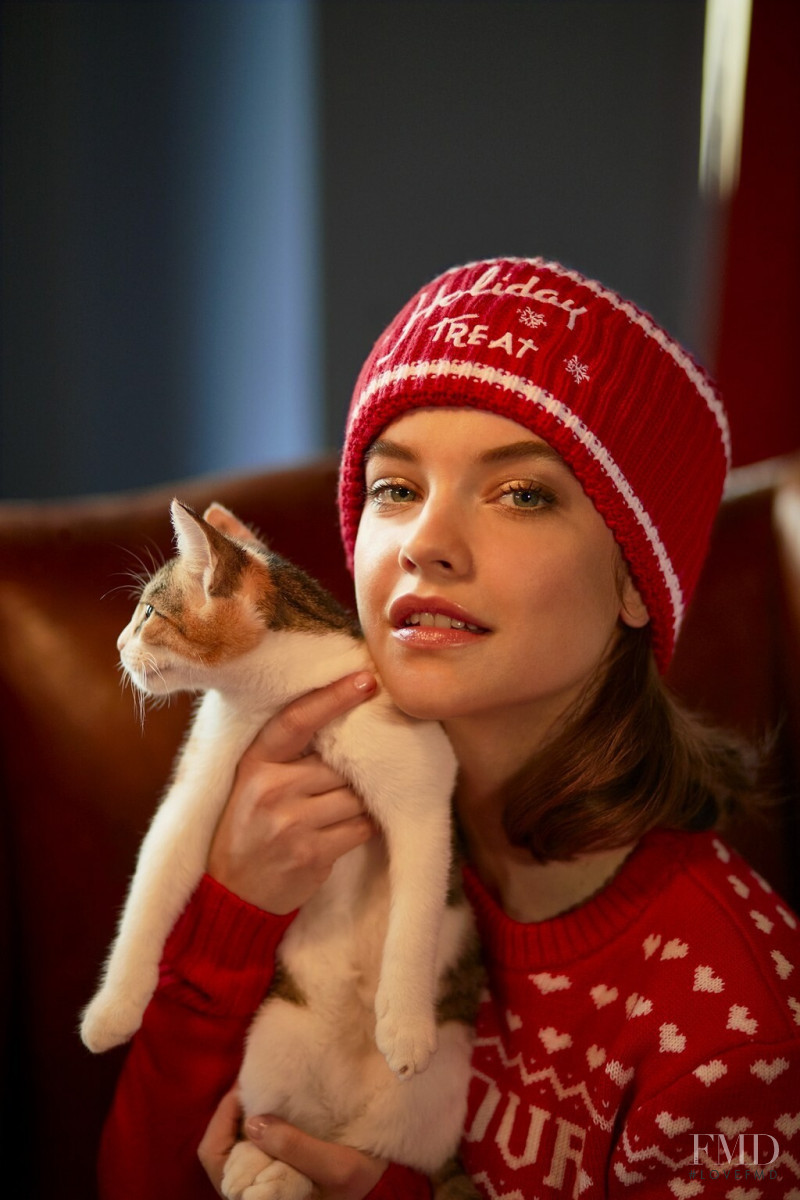 Barbara Palvin featured in  the Philosophy di Lorenzo Serafini Holiday Retreat Collection advertisement for Holiday 2019