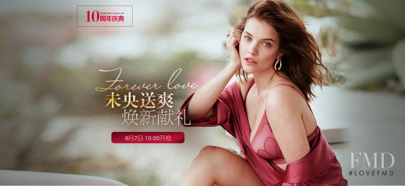 Barbara Palvin featured in  the Aimer advertisement for Autumn/Winter 2019