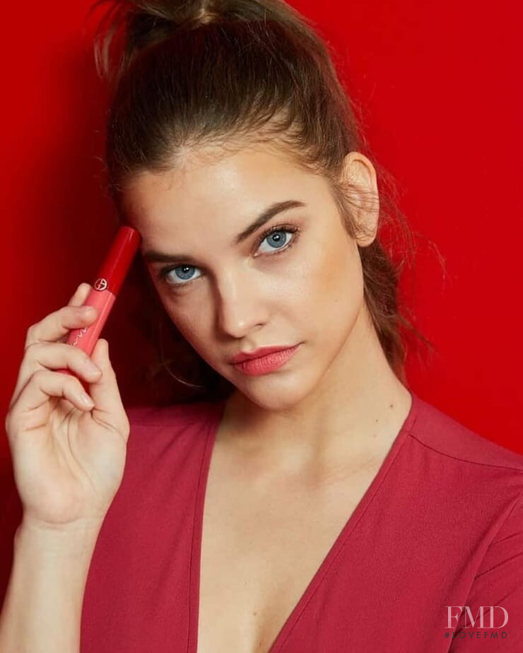 Barbara Palvin featured in  the Armani Beauty advertisement for Spring/Summer 2019
