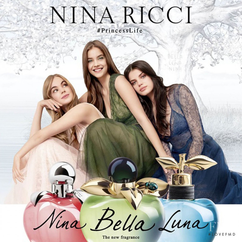 Barbara Palvin featured in  the Nina Ricci Nina Bella Luna Fragrance advertisement for Spring/Summer 2018