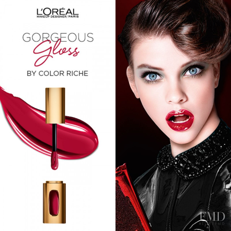 Barbara Palvin featured in  the L\'Oreal Paris advertisement for Spring/Summer 2016