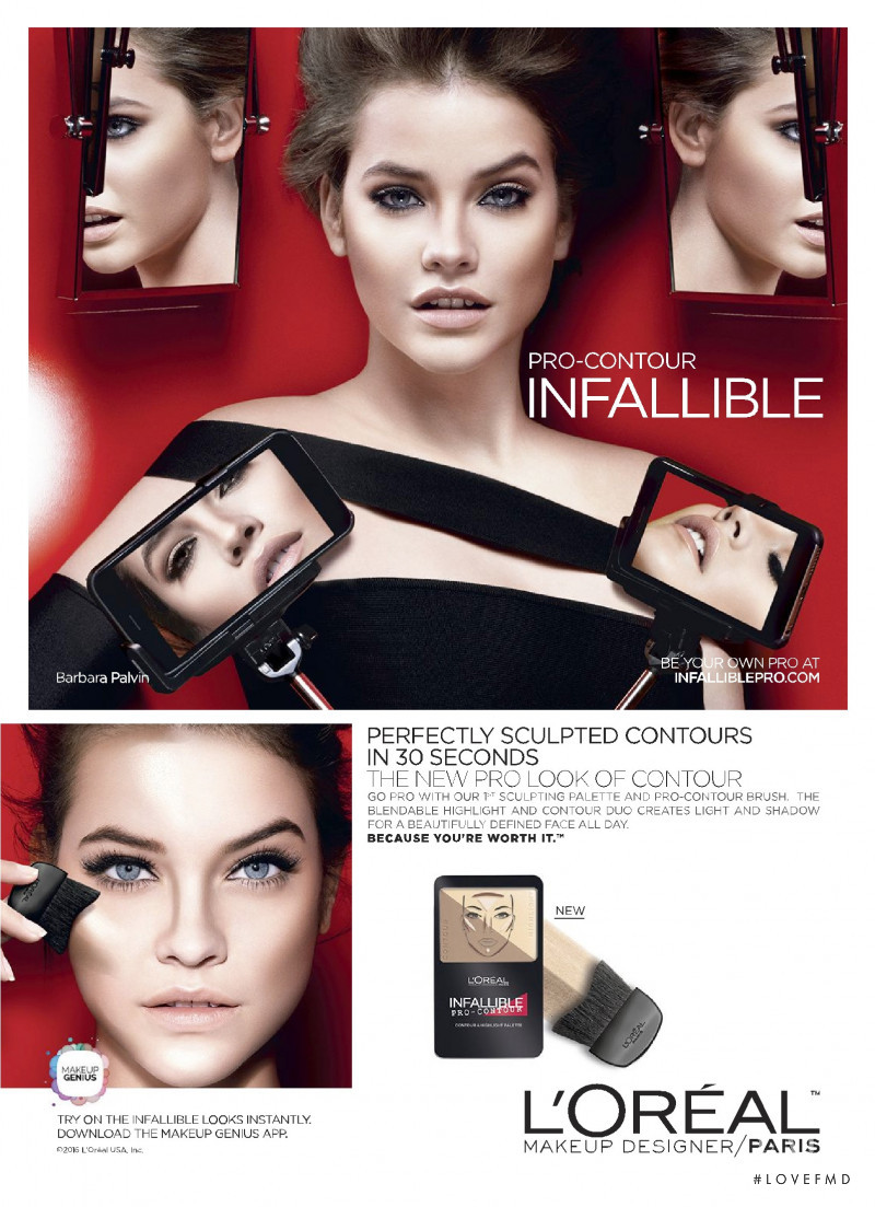 Barbara Palvin featured in  the L\'Oreal Paris advertisement for Spring/Summer 2016