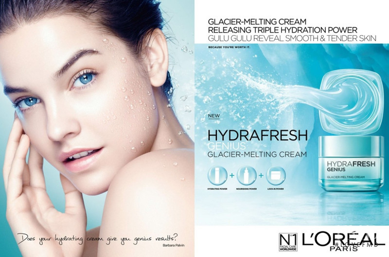 Barbara Palvin featured in  the L\'Oreal Paris Hydra Fresh advertisement for Spring/Summer 2016