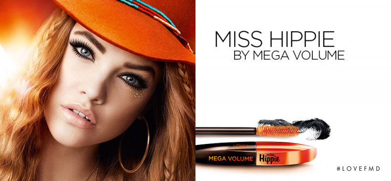 Barbara Palvin featured in  the L\'Oreal Paris Miss Hippie  advertisement for Spring/Summer 2016