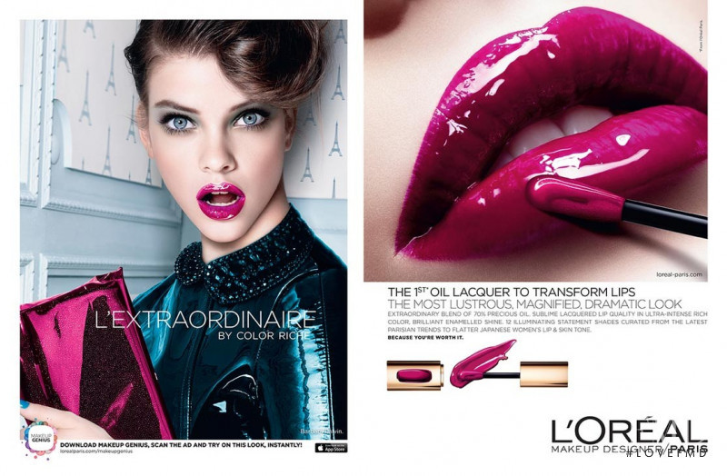 Barbara Palvin featured in  the L\'Oreal Paris advertisement for Autumn/Winter 2016