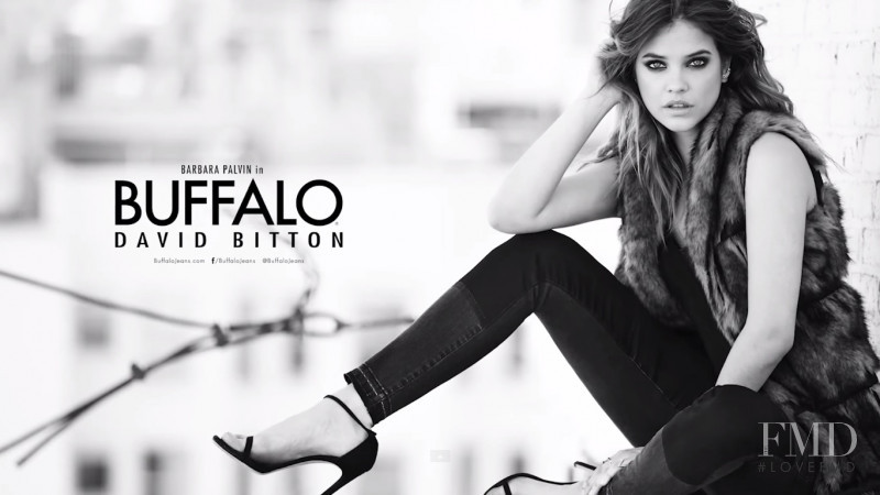 Barbara Palvin featured in  the Buffalo by David Bitton advertisement for Autumn/Winter 2015