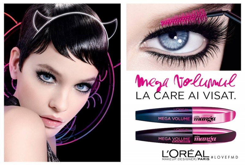 Barbara Palvin featured in  the L\'Oreal Paris Infallible Collection advertisement for Spring/Summer 2015