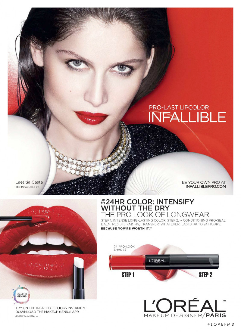 L\'Oreal Paris Infallible Collection advertisement for Spring/Summer 2015