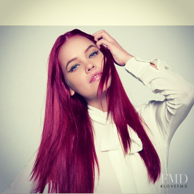 Barbara Palvin featured in  the L\'Oreal Paris Color Hair advertisement for Autumn/Winter 2014