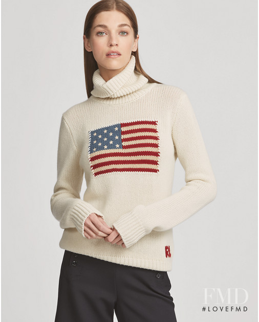 Samantha Gradoville featured in  the Ralph Lauren catalogue for Fall 2018