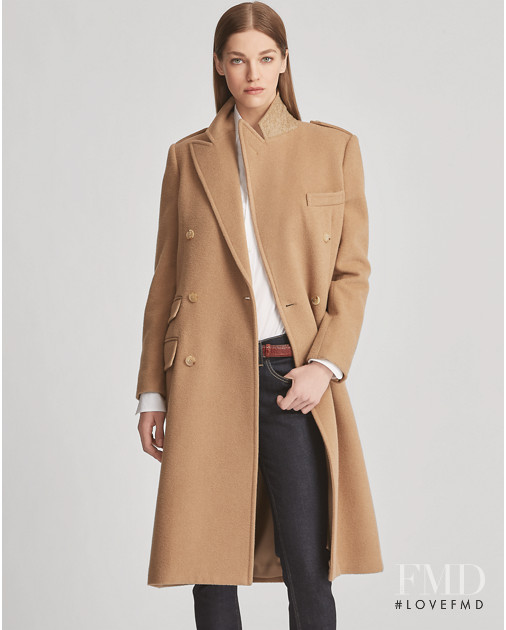 Samantha Gradoville featured in  the Ralph Lauren catalogue for Fall 2018