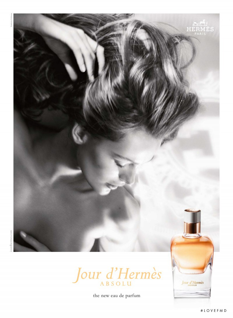 Edita Vilkeviciute featured in  the Hermès Jour d\'Hermès Absolu Fragrance advertisement for Spring/Summer 2014