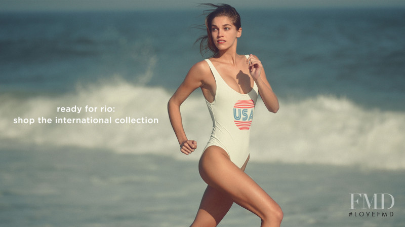 Samantha Gradoville featured in  the Solid & Stripped advertisement for Summer 2016