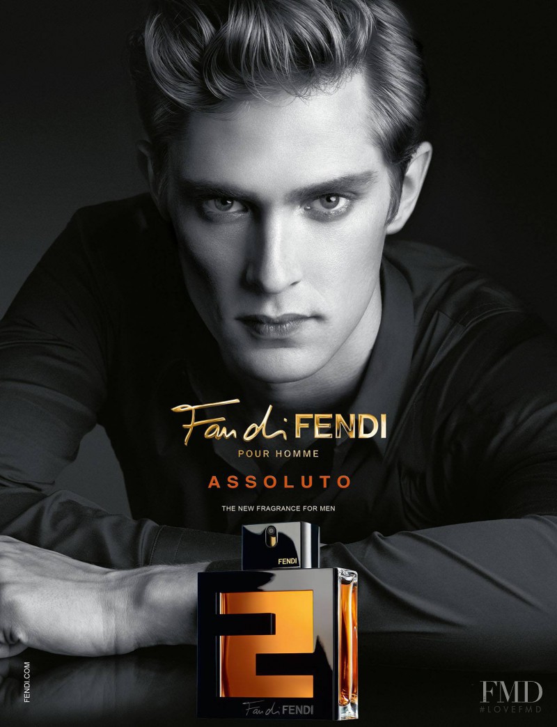 Fendi \'Fan di Fendi Assoluto Pour Homme\' Fragrance advertisement for Spring/Summer 2014