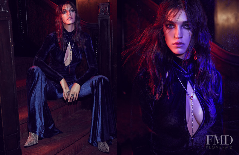 Samantha Gradoville featured in  the Nasty Gal lookbook for Autumn/Winter 2015