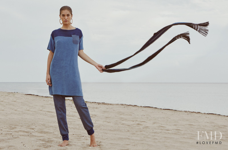 Samantha Gradoville featured in  the Solid & Stripped lookbook for Resort 2016