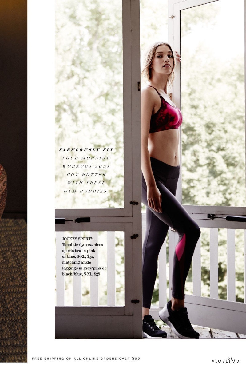 Samantha Gradoville featured in  the Lord & Taylor Intimates lookbook for Fall 2014