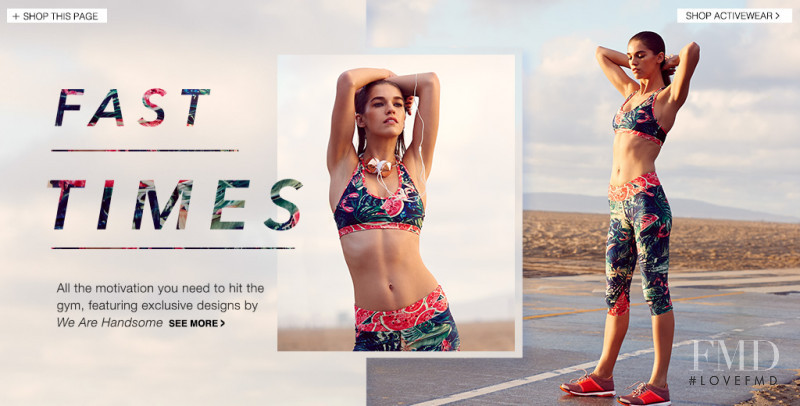 Samantha Gradoville featured in  the Shopbop Fast Times lookbook for Spring 2015