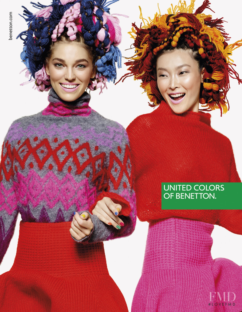 Samantha Gradoville featured in  the United Colors of Benetton advertisement for Autumn/Winter 2015