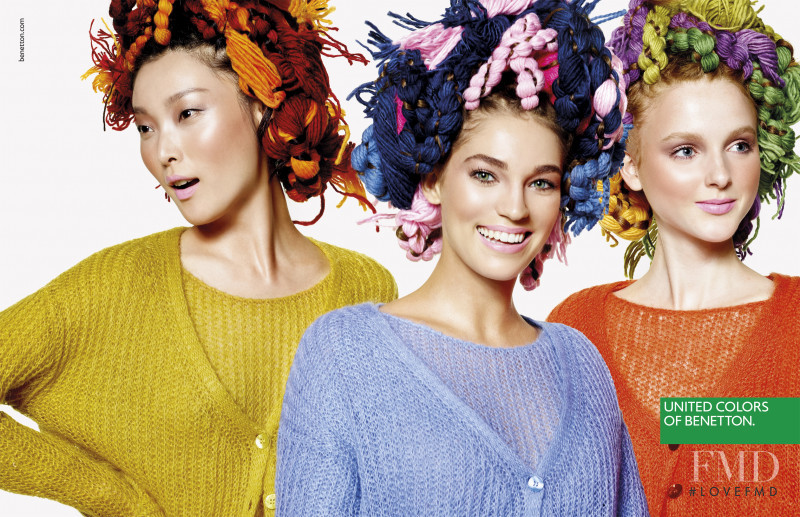 Samantha Gradoville featured in  the United Colors of Benetton advertisement for Autumn/Winter 2015