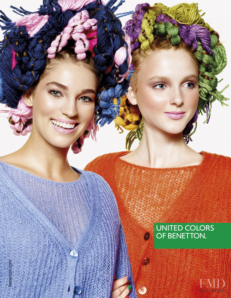 Samantha Gradoville featured in  the United Colors of Benetton advertisement for Autumn/Winter 2015