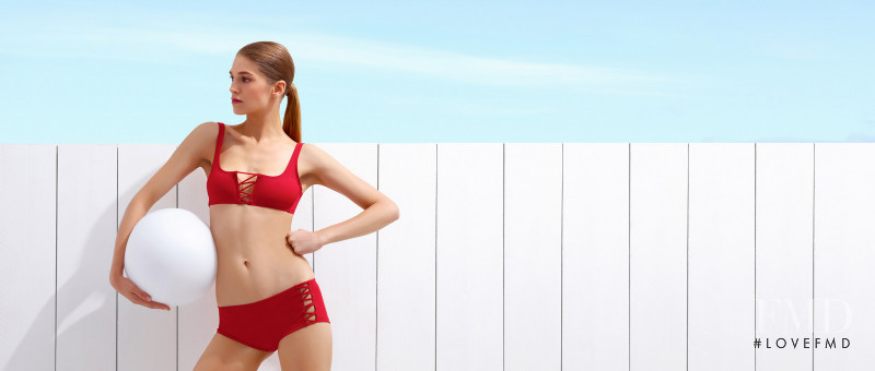 Samantha Gradoville featured in  the Eres Swimwear lookbook for Spring/Summer 2014