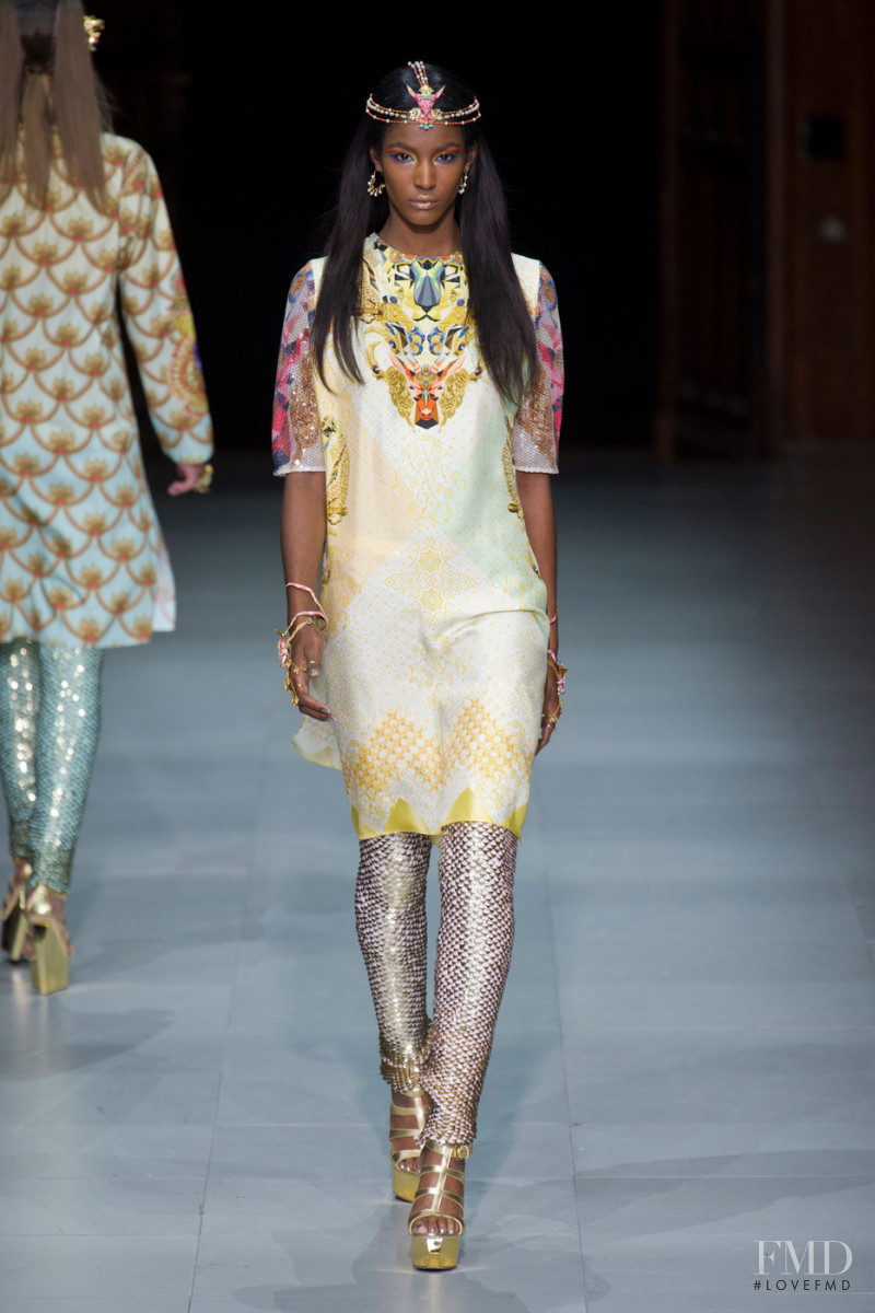 Sessilee Lopez featured in  the Manish Arora fashion show for Spring/Summer 2013