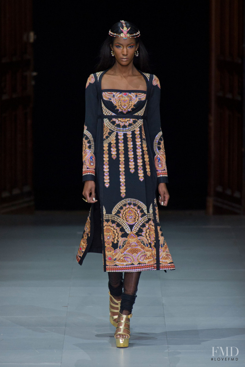Sessilee Lopez featured in  the Manish Arora fashion show for Spring/Summer 2013