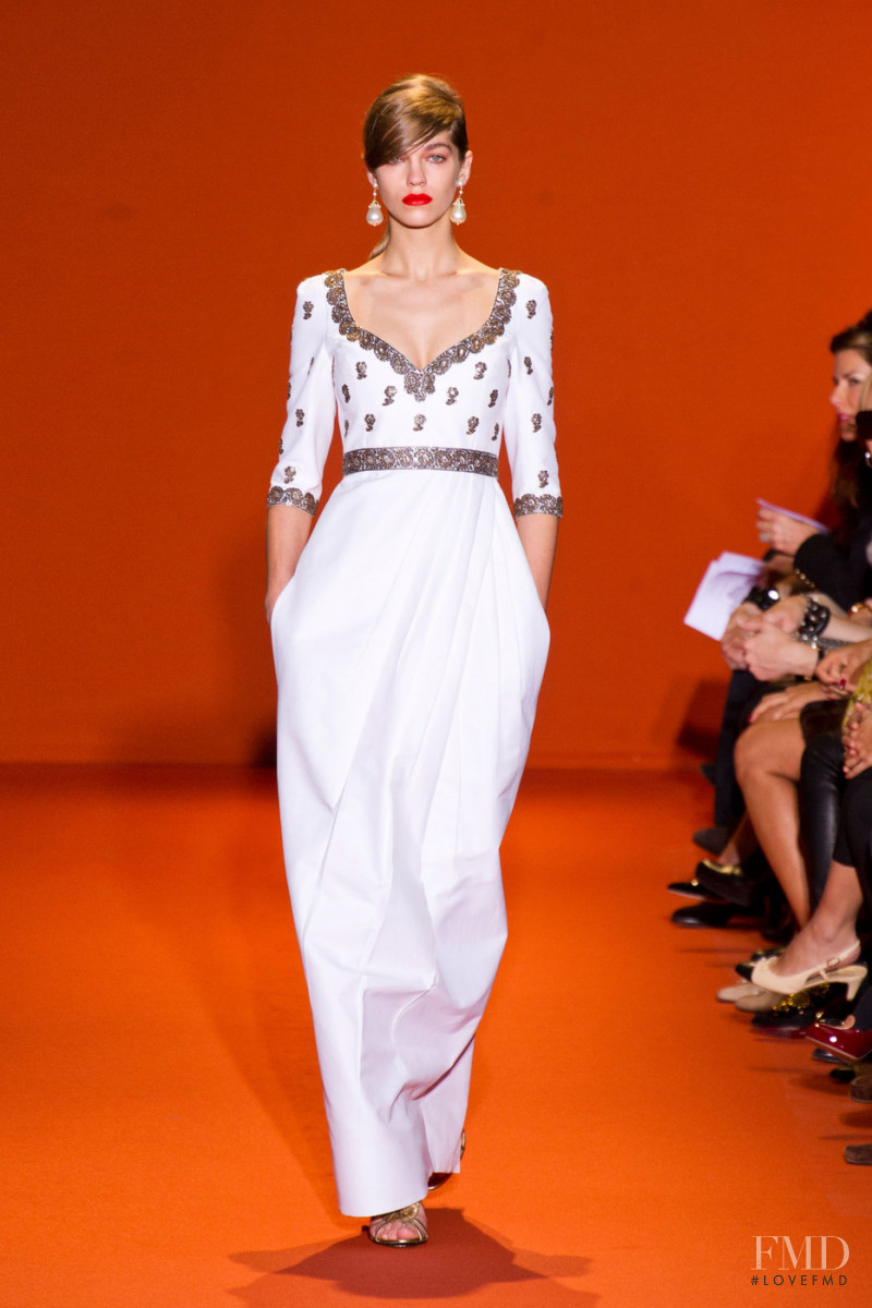 Samantha Gradoville featured in  the Andrew Gn fashion show for Spring/Summer 2013