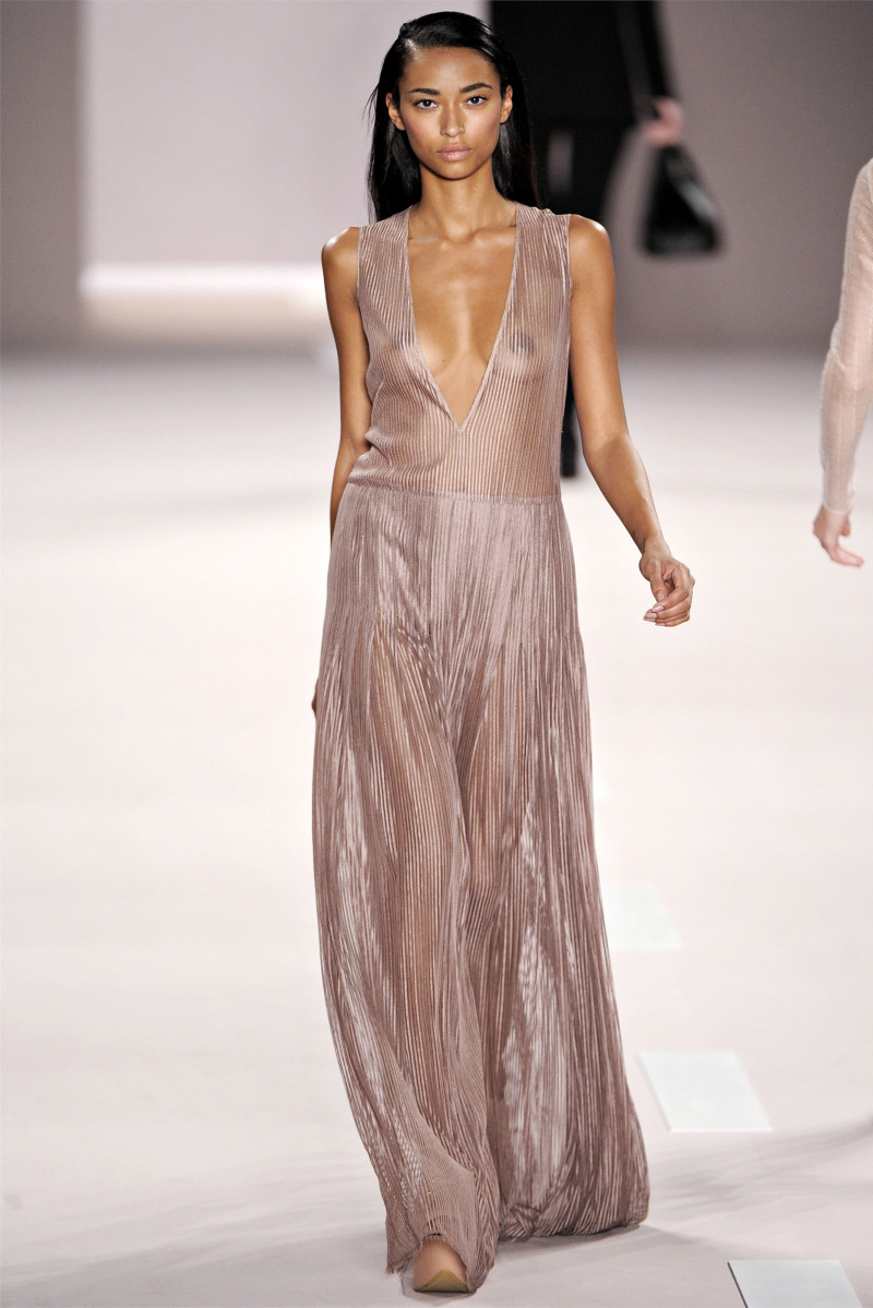 Anais Mali featured in  the Akris fashion show for Spring/Summer 2012