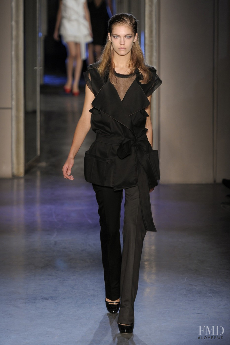 Samantha Gradoville featured in  the Rue Du Mail by Martina Sitbon fashion show for Spring/Summer 2011