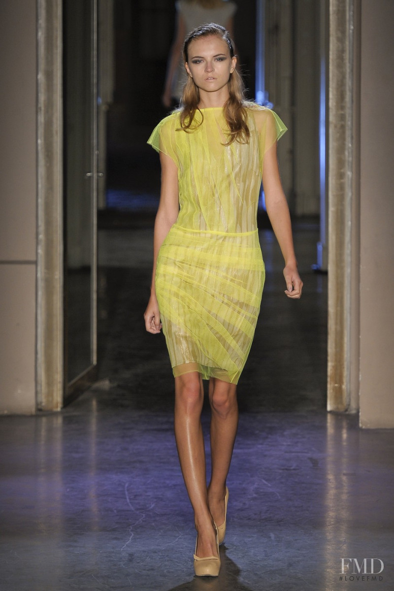 Samantha Gradoville featured in  the Rue Du Mail by Martina Sitbon fashion show for Spring/Summer 2011