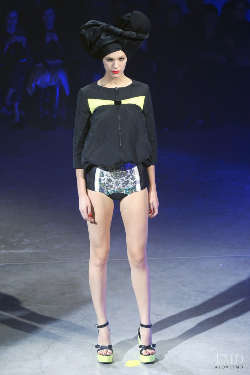 Samantha Gradoville featured in  the Moncler Gamme Rouge fashion show for Spring/Summer 2011